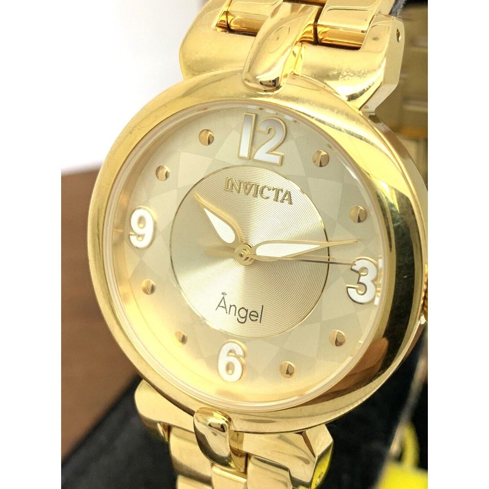 Invicta Angel Women’s Gold-Tone Bracelet Watch